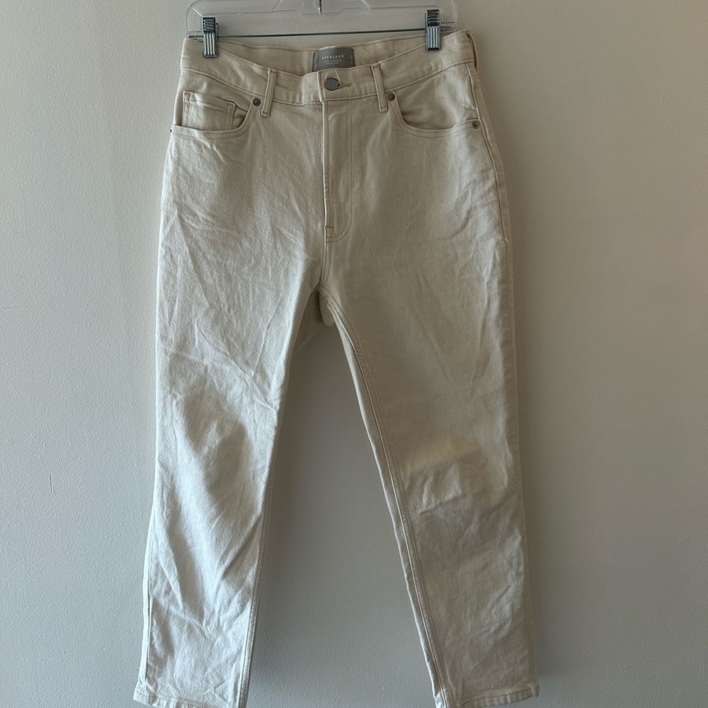 Everlane Women's Cream Ankle Crop Jeans